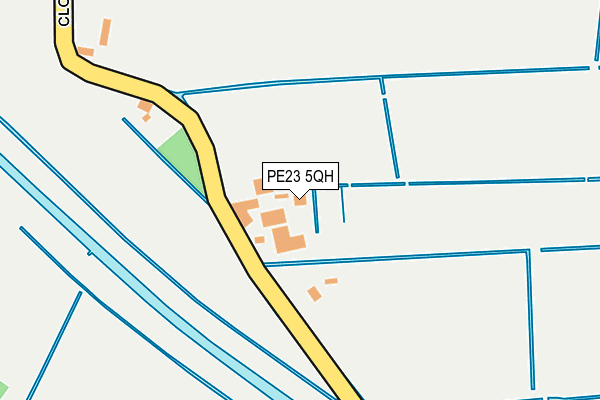 PE23 5QH map - OS OpenMap – Local (Ordnance Survey)