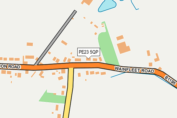 PE23 5QP map - OS OpenMap – Local (Ordnance Survey)
