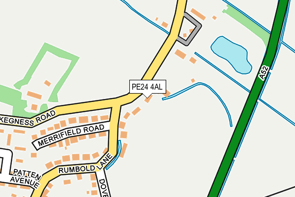 PE24 4AL map - OS OpenMap – Local (Ordnance Survey)