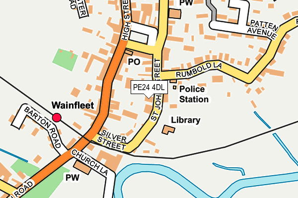 PE24 4DL map - OS OpenMap – Local (Ordnance Survey)