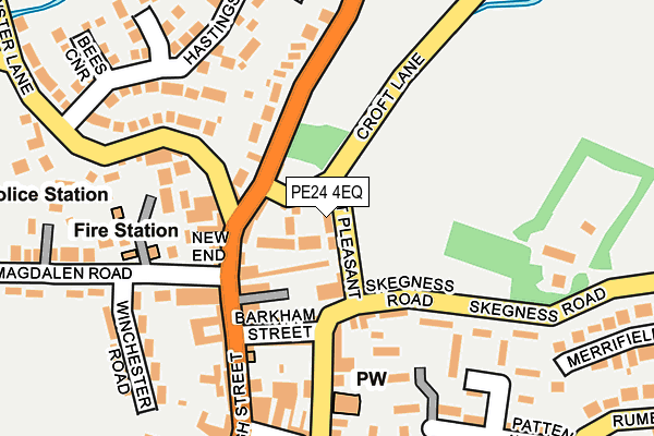 PE24 4EQ map - OS OpenMap – Local (Ordnance Survey)