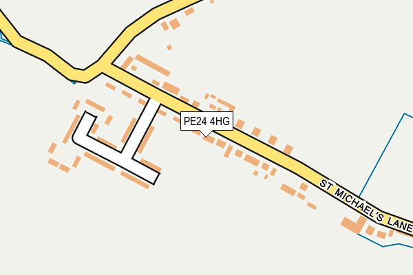 PE24 4HG map - OS OpenMap – Local (Ordnance Survey)