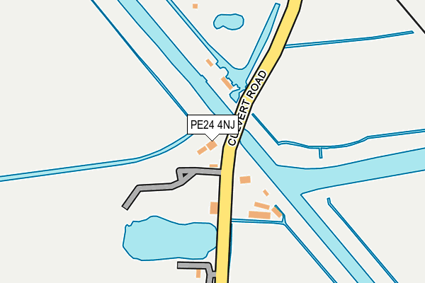 PE24 4NJ map - OS OpenMap – Local (Ordnance Survey)