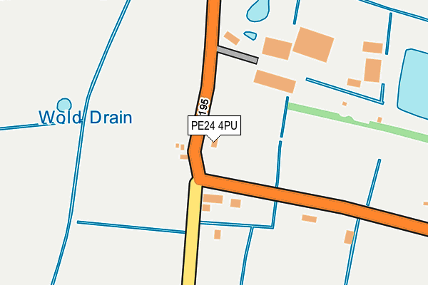 PE24 4PU map - OS OpenMap – Local (Ordnance Survey)