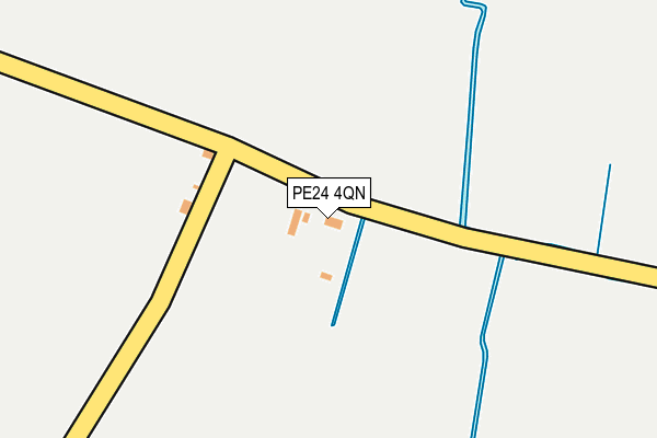 PE24 4QN map - OS OpenMap – Local (Ordnance Survey)
