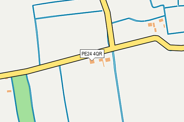 PE24 4QR map - OS OpenMap – Local (Ordnance Survey)