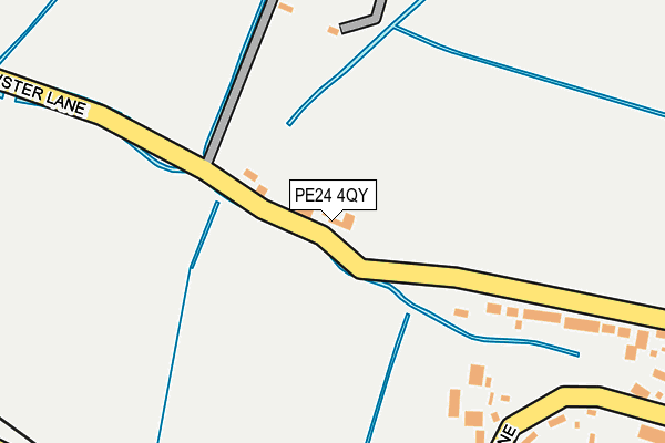 PE24 4QY map - OS OpenMap – Local (Ordnance Survey)