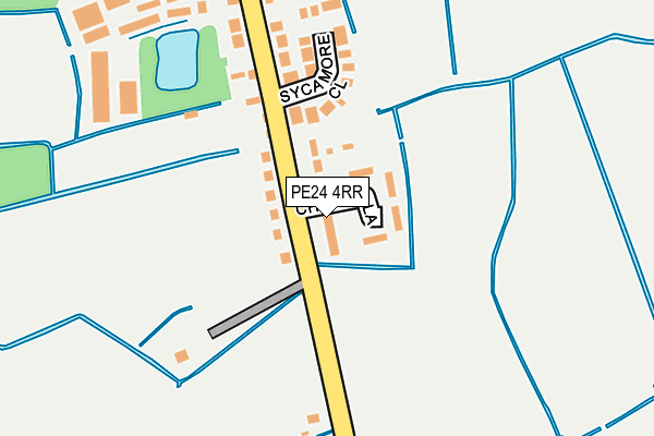 PE24 4RR map - OS OpenMap – Local (Ordnance Survey)