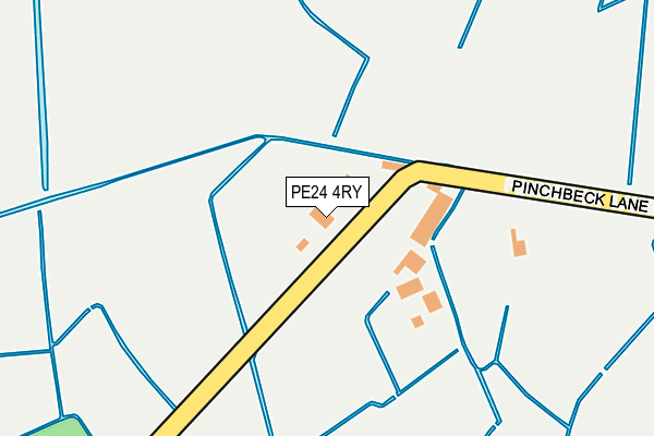 PE24 4RY map - OS OpenMap – Local (Ordnance Survey)