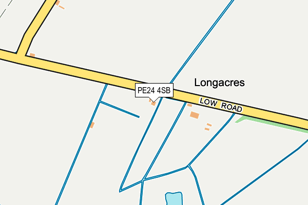PE24 4SB map - OS OpenMap – Local (Ordnance Survey)