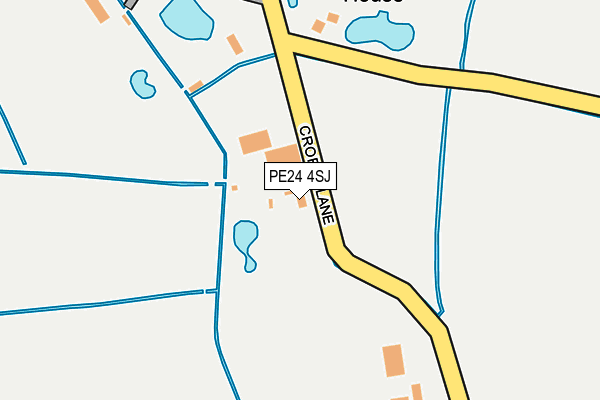 PE24 4SJ map - OS OpenMap – Local (Ordnance Survey)