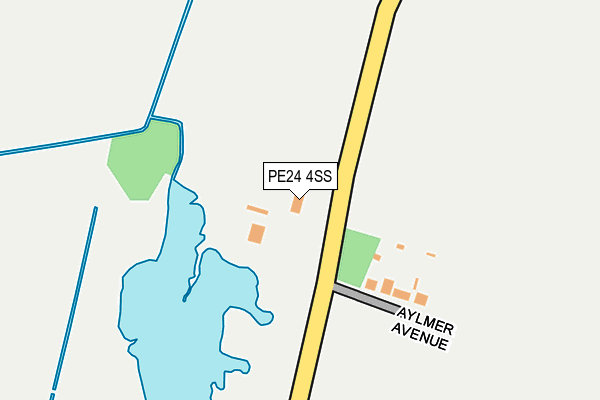 PE24 4SS map - OS OpenMap – Local (Ordnance Survey)