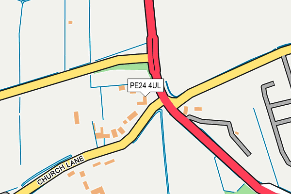 PE24 4UL map - OS OpenMap – Local (Ordnance Survey)
