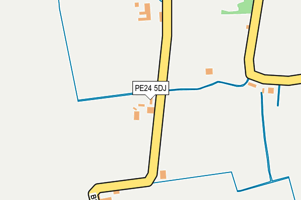 PE24 5DJ map - OS OpenMap – Local (Ordnance Survey)