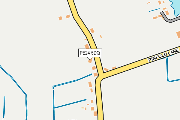 PE24 5DQ map - OS OpenMap – Local (Ordnance Survey)