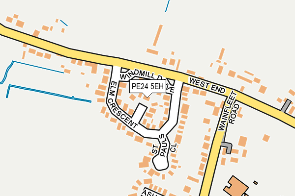 PE24 5EH map - OS OpenMap – Local (Ordnance Survey)