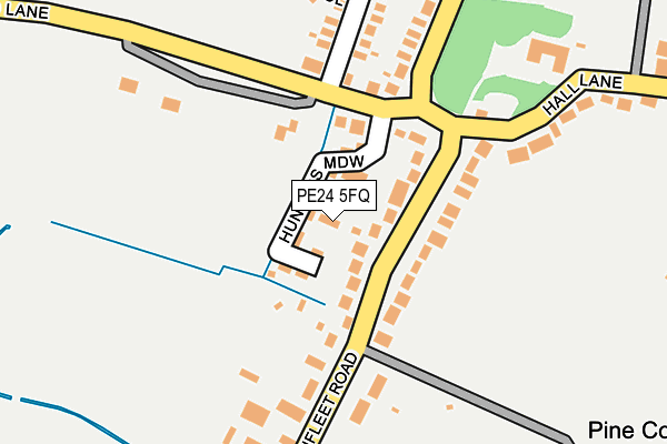PE24 5FQ map - OS OpenMap – Local (Ordnance Survey)