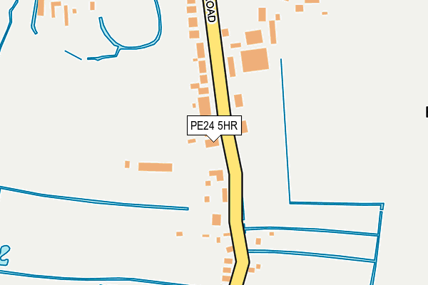 PE24 5HR map - OS OpenMap – Local (Ordnance Survey)