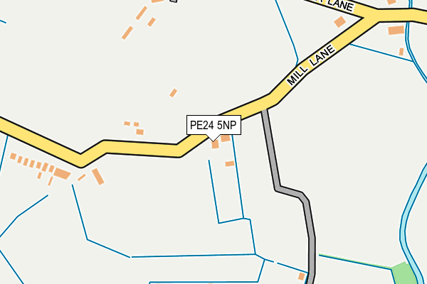 PE24 5NP map - OS OpenMap – Local (Ordnance Survey)