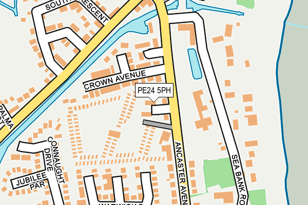 PE24 5PH map - OS OpenMap – Local (Ordnance Survey)