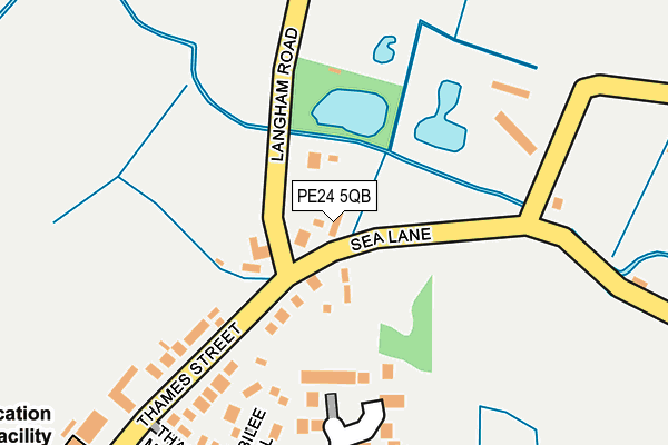 PE24 5QB map - OS OpenMap – Local (Ordnance Survey)