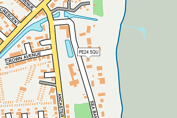 PE24 5QU map - OS OpenMap – Local (Ordnance Survey)