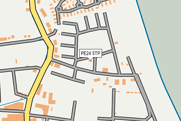 PE24 5TP map - OS OpenMap – Local (Ordnance Survey)