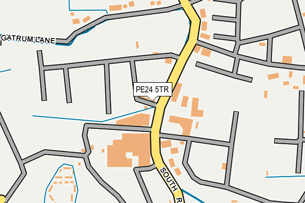 PE24 5TR map - OS OpenMap – Local (Ordnance Survey)