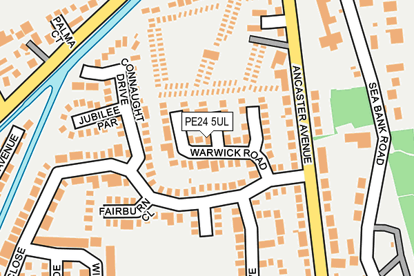 PE24 5UL map - OS OpenMap – Local (Ordnance Survey)