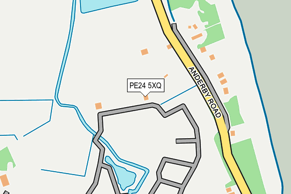 PE24 5XQ map - OS OpenMap – Local (Ordnance Survey)