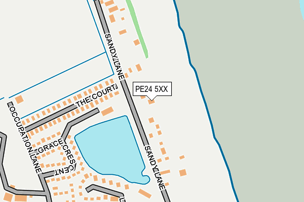 PE24 5XX map - OS OpenMap – Local (Ordnance Survey)