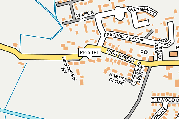 Map of J G L PROPERTIES LIMITED at local scale
