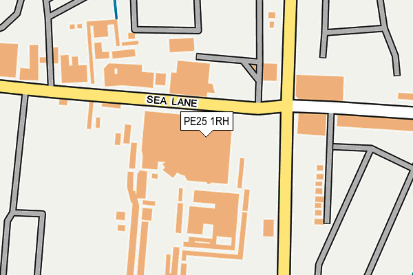 PE25 1RH map - OS OpenMap – Local (Ordnance Survey)