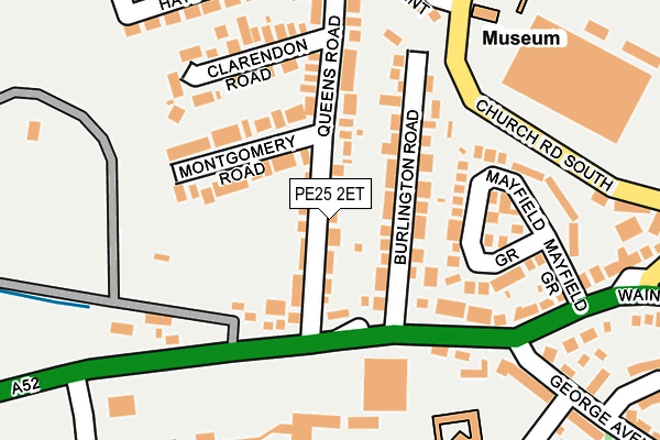 PE25 2ET map - OS OpenMap – Local (Ordnance Survey)