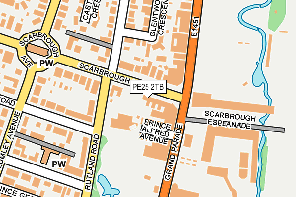 PE25 2TB map - OS OpenMap – Local (Ordnance Survey)