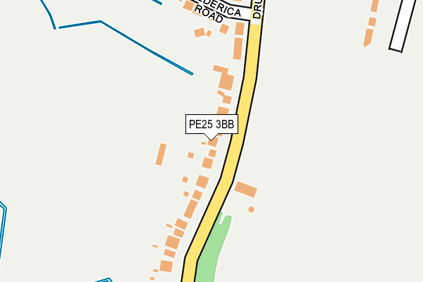 PE25 3BB map - OS OpenMap – Local (Ordnance Survey)