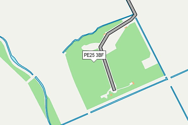 PE25 3BF map - OS OpenMap – Local (Ordnance Survey)