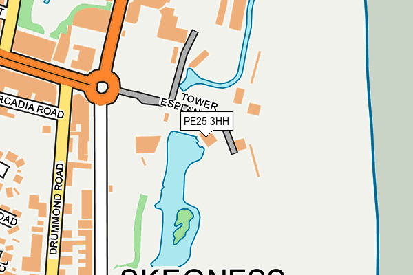 PE25 3HH map - OS OpenMap – Local (Ordnance Survey)