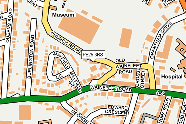 PE25 3RS map - OS OpenMap – Local (Ordnance Survey)