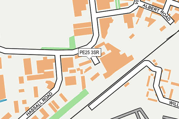 PE25 3SR map - OS OpenMap – Local (Ordnance Survey)