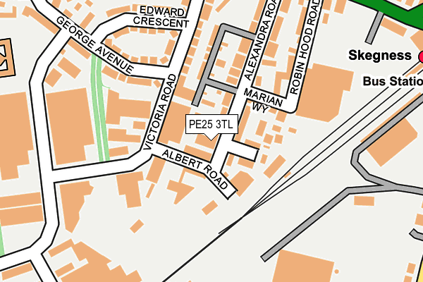 PE25 3TL map - OS OpenMap – Local (Ordnance Survey)