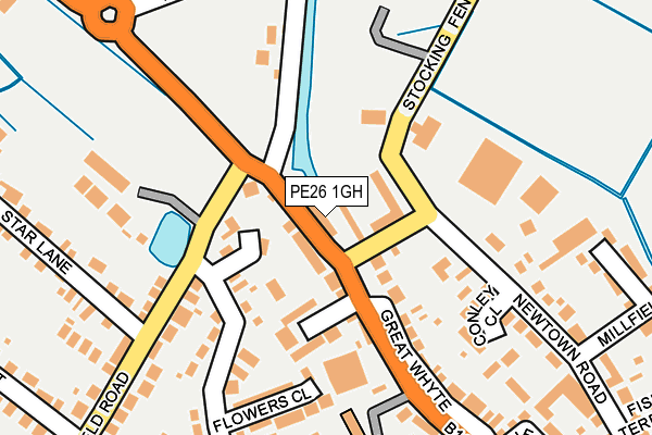 PE26 1GH map - OS OpenMap – Local (Ordnance Survey)