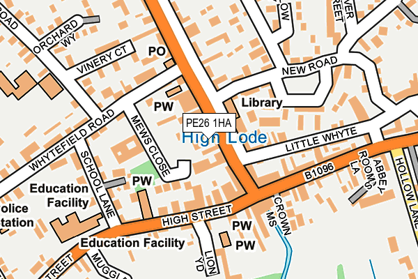 Map of PHF DISTRIBUTION LTD at local scale