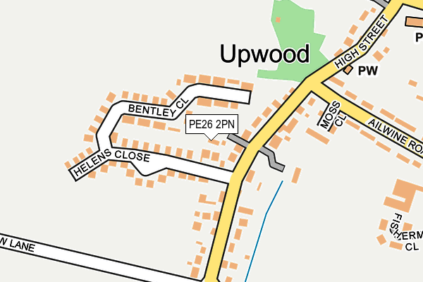 PE26 2PN map - OS OpenMap – Local (Ordnance Survey)