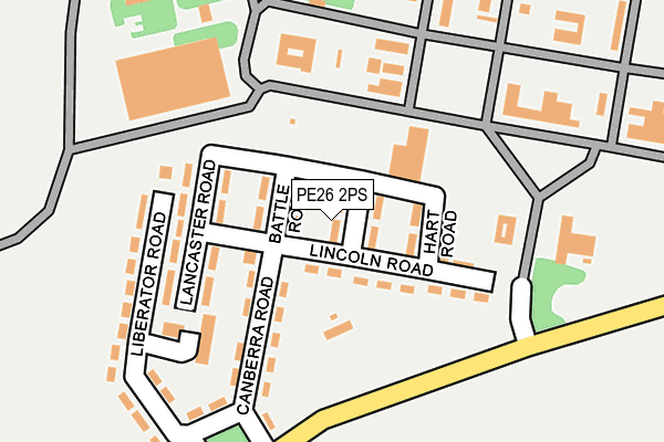 PE26 2PS map - OS OpenMap – Local (Ordnance Survey)