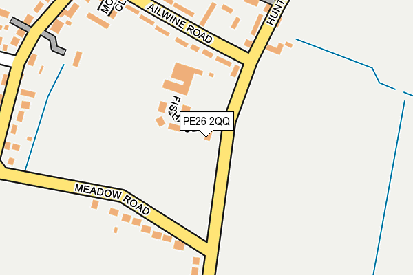 PE26 2QQ map - OS OpenMap – Local (Ordnance Survey)