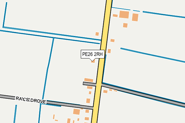 PE26 2RH map - OS OpenMap – Local (Ordnance Survey)