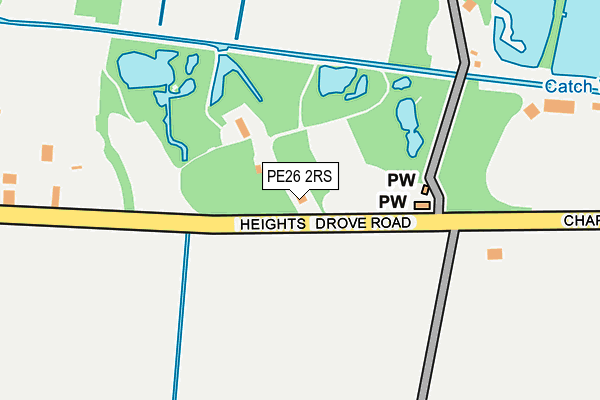 PE26 2RS map - OS OpenMap – Local (Ordnance Survey)