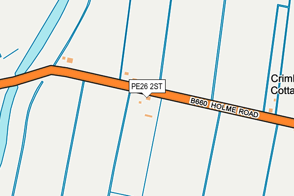 PE26 2ST map - OS OpenMap – Local (Ordnance Survey)