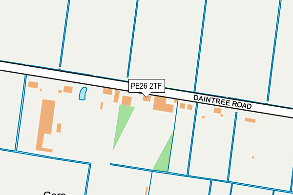 PE26 2TF map - OS OpenMap – Local (Ordnance Survey)